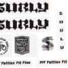 Surly Born To Lose Decal Set Black -Tool Vantage Shop surestop surly born to lose decal set black 403197 1