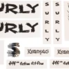 Surly Krampus Frame Decal Set - Metallic Black -Tool Vantage Shop surly surly krampus frame decal set metallic black 402563 1