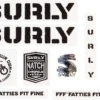 Surly Overspray Decal Set Black -Tool Vantage Shop surly surly overspray decal set black 403260 1